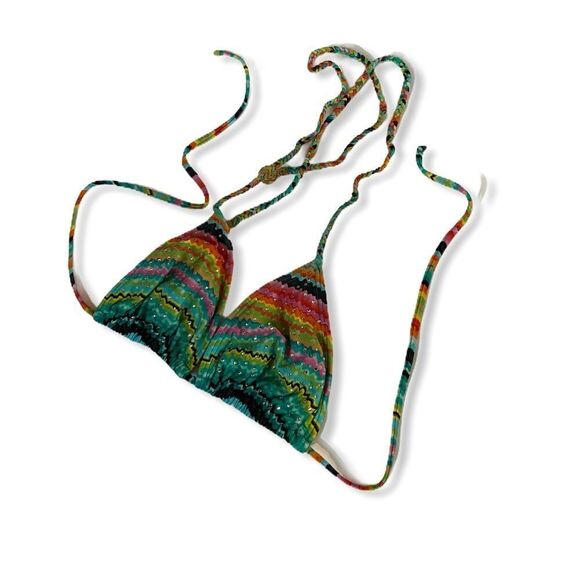 Luli Fama Bikini Top with Rhinestones - Picture 1 of 8